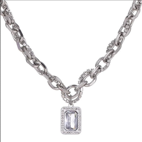 Powerful Braided Chains with Sparkling Pendant