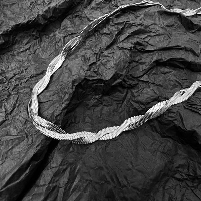 Powerful Double Flat Snake Chain