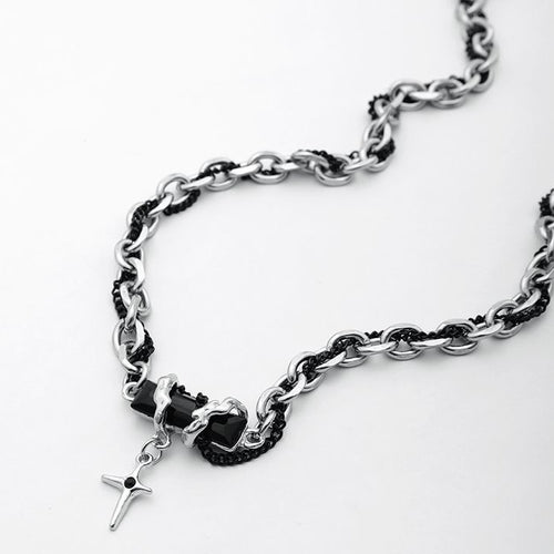 Powerful Adjustable Braided Chains with Obsidian