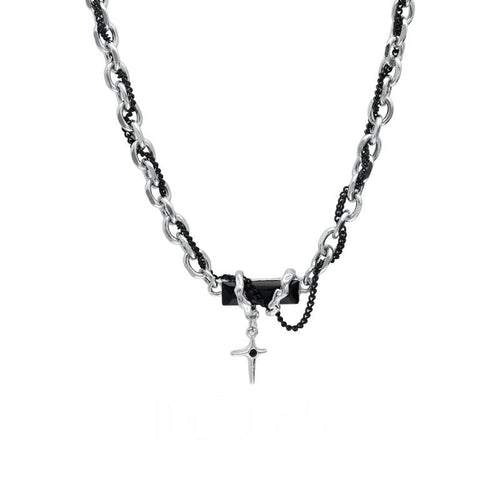 Powerful Adjustable Braided Chains with Obsidian